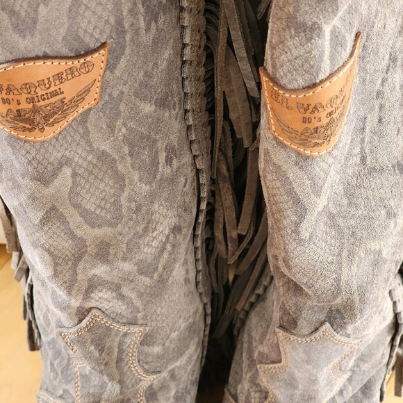 El Vaquero Colleen reptile boots Sz 40 Over the knee - Picture 4 of 10